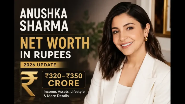 Anushka Sharma Net Worth in Rupees 2026