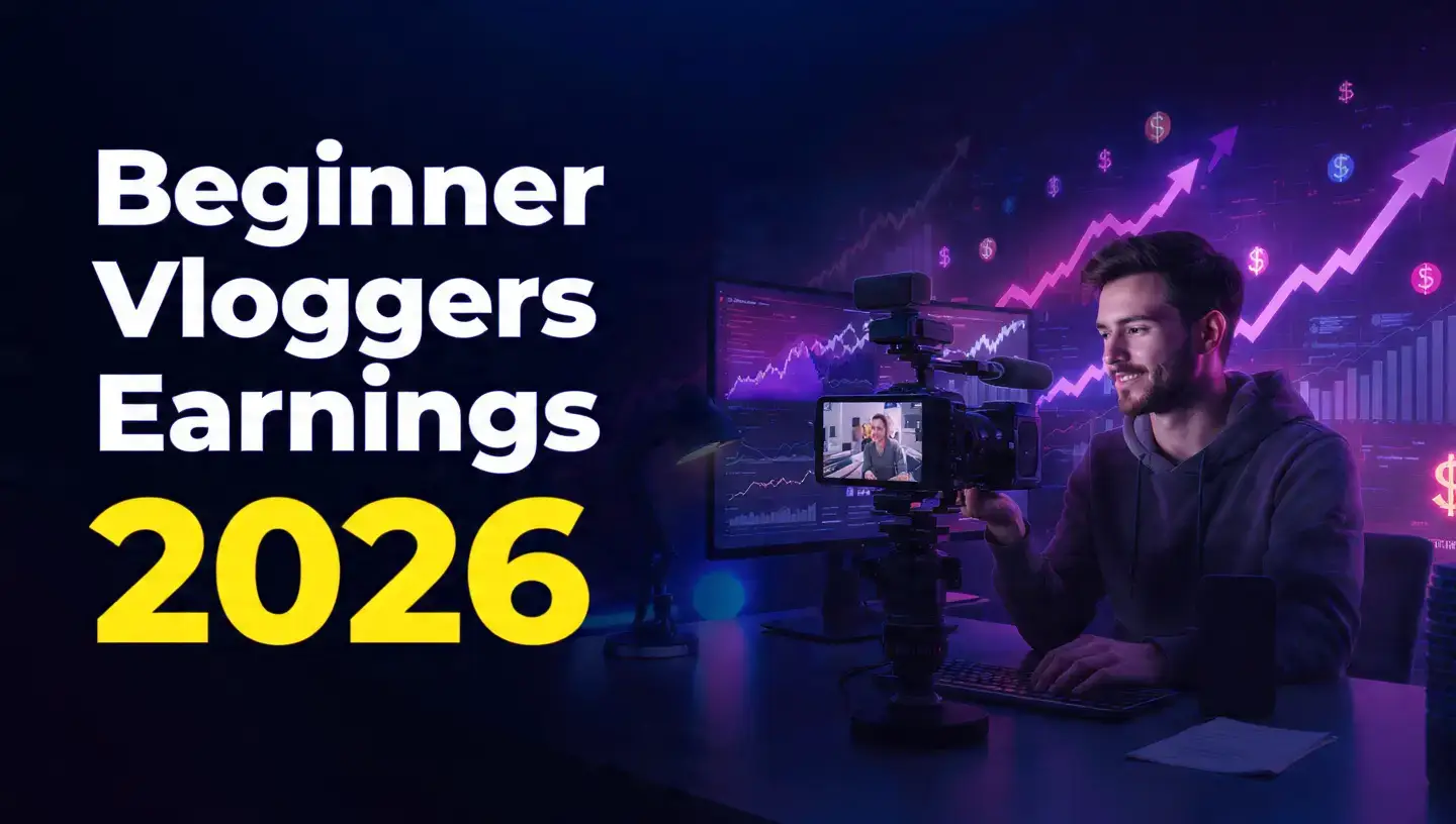 How Much Do Beginner Vloggers Earn Monthly in 2026 (Real Income Breakdown)