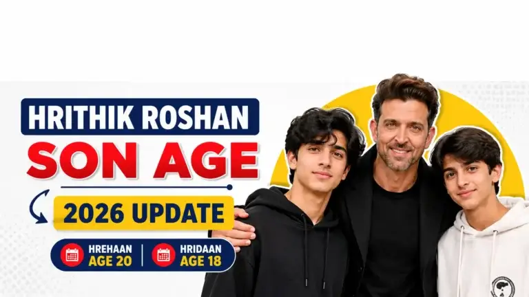 Hrithik Roshan Son Age 2026 Meet Hrehaan and Hridaan Roshan