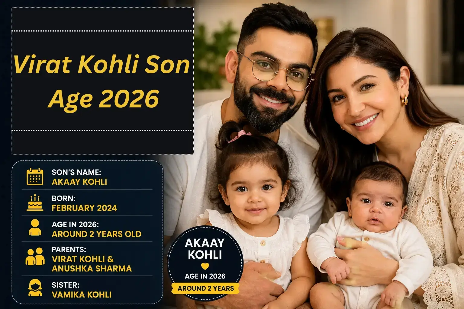 Virat Kohli Son Age 2026