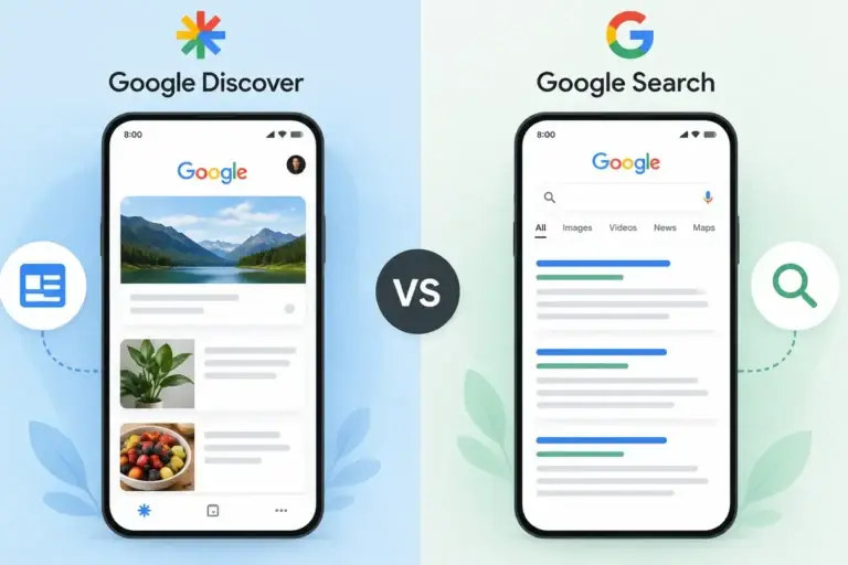 Google Discover vs Google Search
