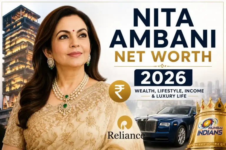 Nita Ambani's net worth in 2026