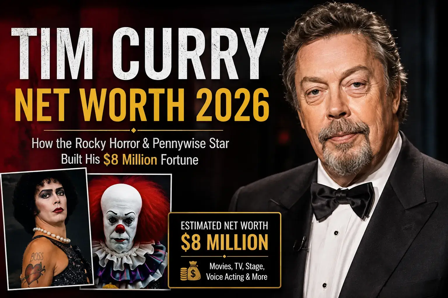 Tim Curry Net Worth 2026