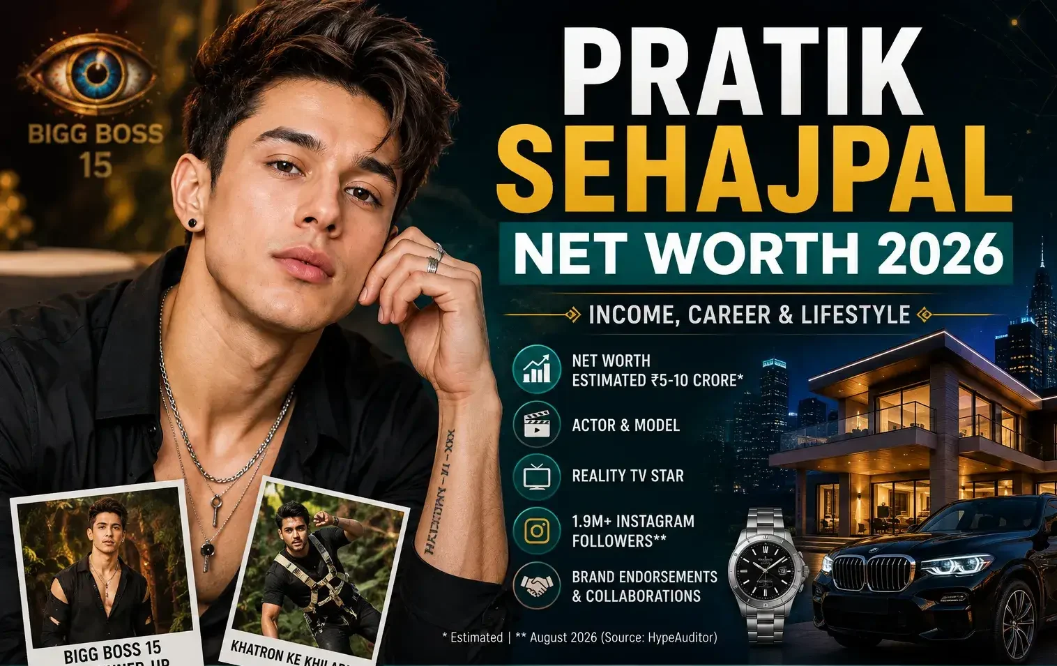 Pratik Sehajpal Net Worth 2026 Income, Career & Lifestyle